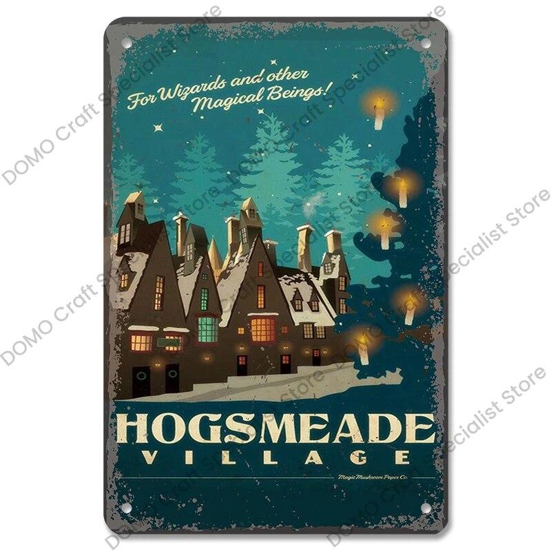 Christmas Tree Bells Santa Claus Poster Vintage Metal Tin Signs Merry Christmas Retro Metal Plate Cafe Bar Pub Home Wall Decor