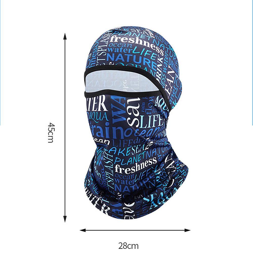 Защита от солнца Велосипедная Балаклава Охлаждающая Крышка для шеи и лица Мотоциклетная Велоспорт Лыжи Охота