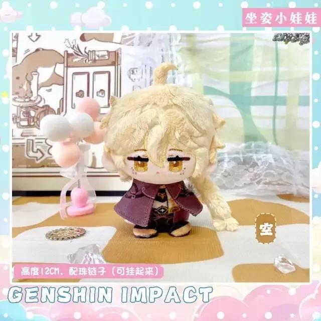 12 см Genshin Impact Варка Дурин Флинс Инеффа Оророн Кинич Цитлали Плюшевая Набивная Хлопковая Кукла Игрушки для Детей Подвеска на Сумку Игровой Подарок