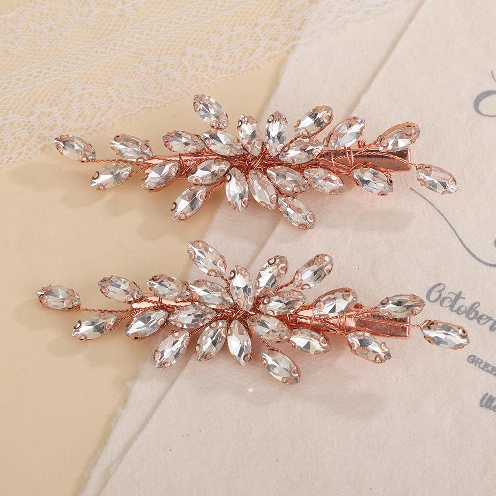 2 шт. Заколка для волос со стразами для свадьбы, свадебное украшение для головы, серебристый, черный, свадебные аксессуары для волос, зеленый, красный, тиара, синий, фиолетовый, украшения