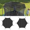 Тент от солнца для батута Круглая сетка Тент-навес Сетка для защиты батута Защита пружин Навес для батута 6/8 опор