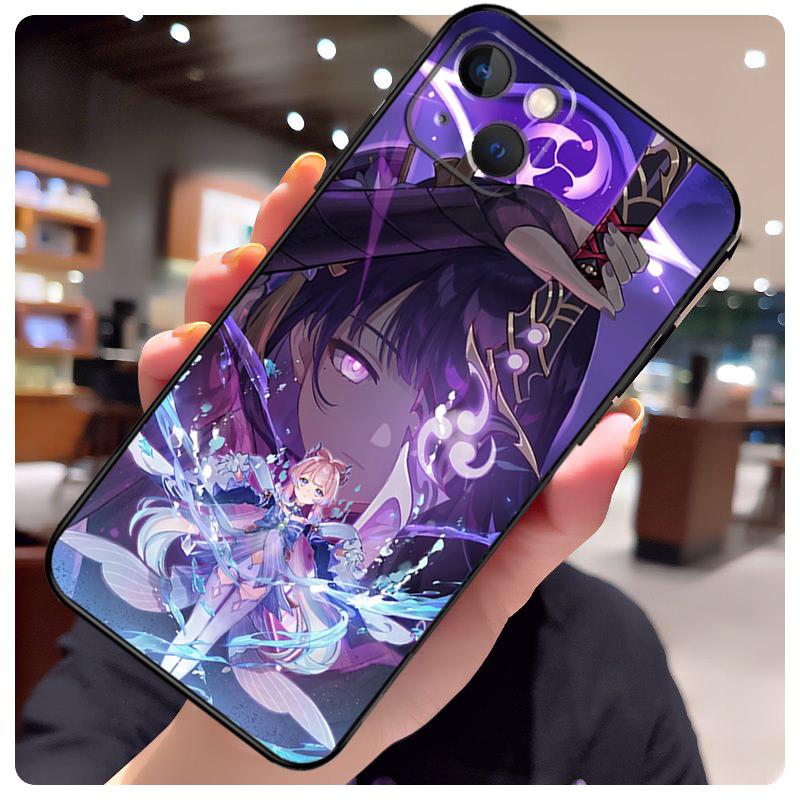 Genshin Impact Raiden Shogun Baal Case For iPhone 17 Pro Max 15 14 13 11 12 16 Pro Max mini 15 16 Plus 16e 17 Air Phone Cover