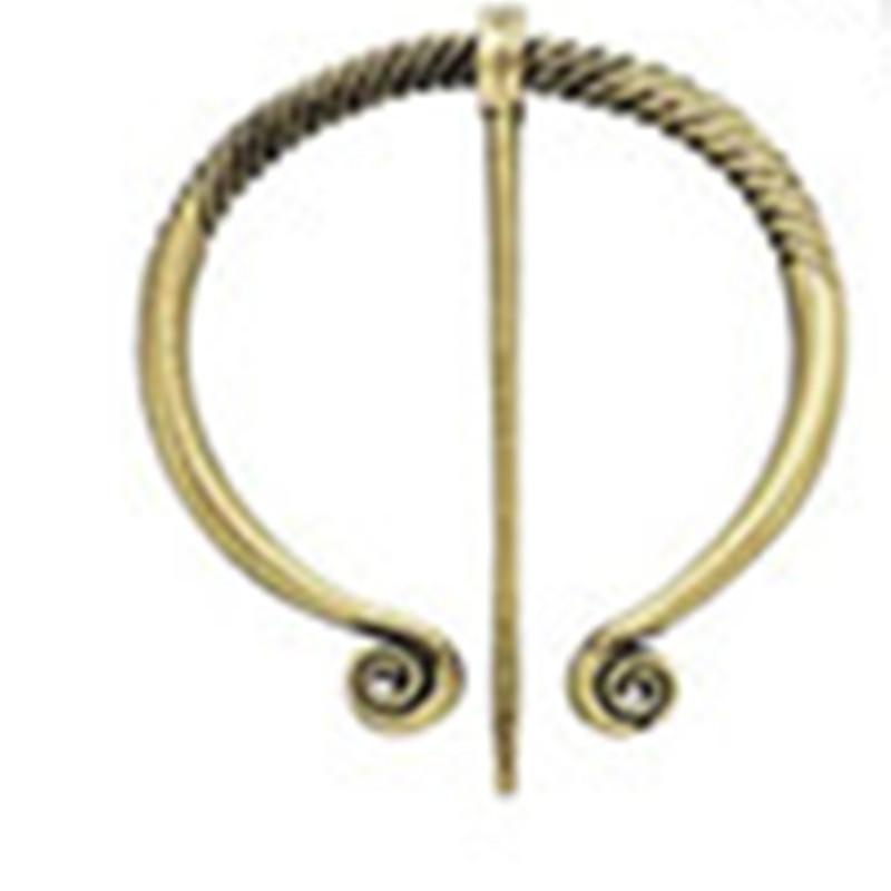 New Fashion Women Hand Forged Medieval Norse Runic Viking Jewelry Vintage Wulflund Belt Buckles Viking Cloak Brooch Cloak Pin