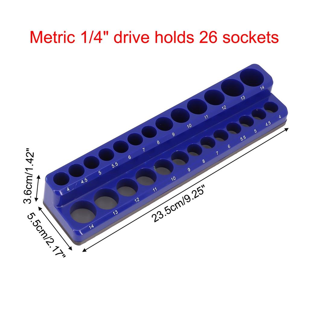 Magnetic Socket Organizers Metric Socket Holder Socket Holder Unused