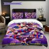 Lionel Messis Legacy Football Three-piece set (1 * duvet cover + 2 * pillowcase, without core) 2D Flat Bedding set Soft and comfortable