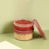 Plastic Condiment Container 50/75ML Sauce Container Barbecue Spice Jar Seasoning Box  Picnic
