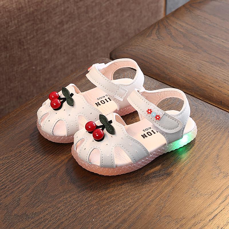 Легкие сандалии для маленьких девочек, обувь принцессы на мягкой подошве, летняя обувь для малышей 1–3 лет, тапочки для девочек