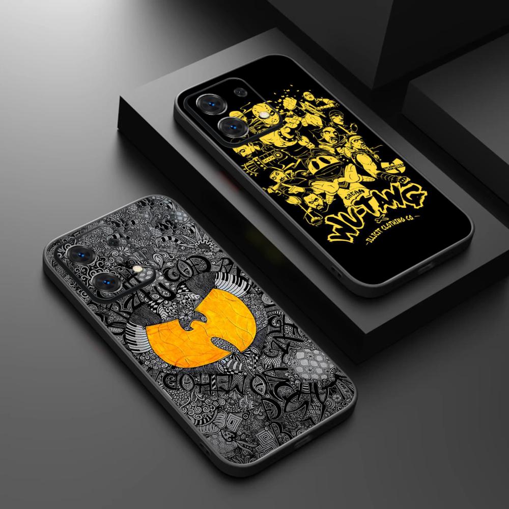 Модные Тренды WU-T-TANG CLANs ins Чехол для Телефона Для Redmi Note 14 13 12 11 Pro Plus S 5G 14C A3 Мягкий Черный Чехол для Телефона