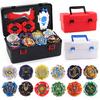 12 гироскопов Gt Beyblade Burst Set W Grip Launcher Портативный ящик для хранения Чехол Верх