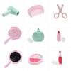 8pcs Girl Makeup Toys Silicone Simulation Cosmetic Toy Set Children Imitate Makeup Tools Edible Grade Silicone Child Girl Makeup