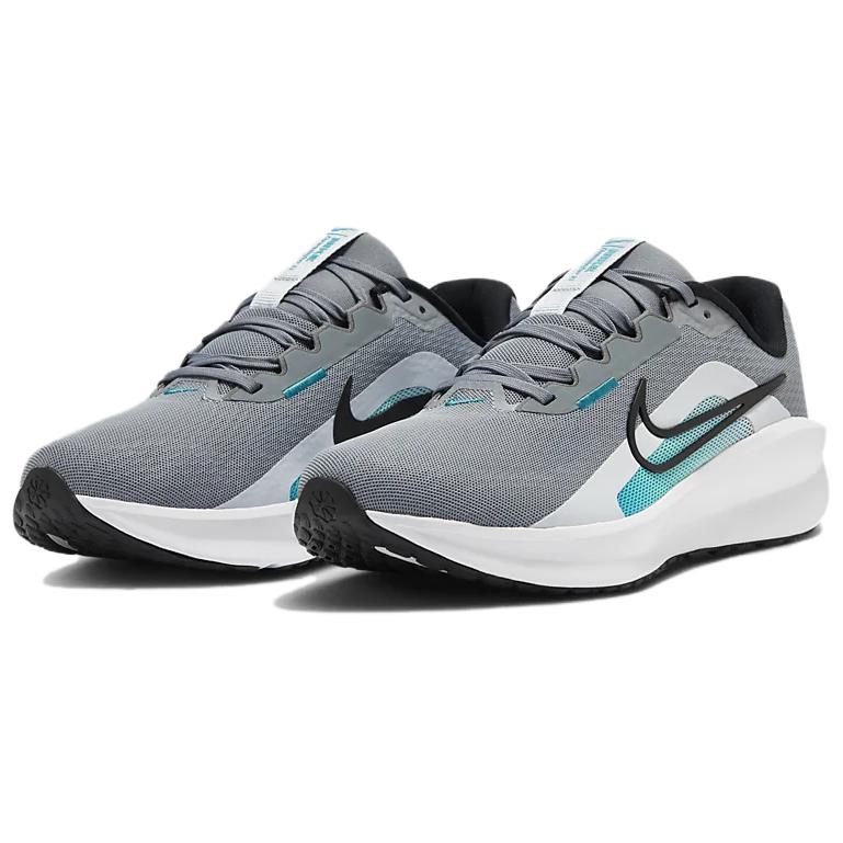 Nike DOWNSHIFTER 13 Износостойкие Низкие Повседневные Кроссовки для Бега Мужские Серо-Белые Зеленые FJ1284-005