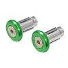 Moto Base MBBED-05 Детали руля Универсальный алюминиевый наконечник руля (Зеленый/Внутренний диаметр: 0,5 - 0,7 дюйма (14 - 19 мм)