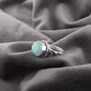 Кольцо из амазонита из стерлингового серебра 925 пробы, изящное кольцо с драгоценным камнем, духовное украшение ручной работы, женское кольцо, подарок для нее
