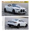 BMW M4 CSL 5" Alloy Pull-Back Toy Car Model with Opening Doors