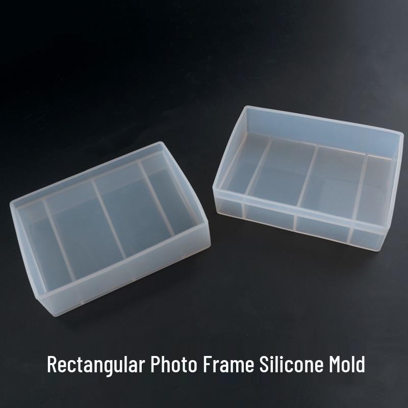 Силиконовая форма для изготовления DIY-украшений из эпоксидной смолы с кристаллами и фоторамок