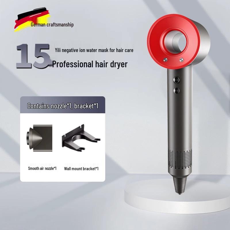 Профессиональный фен высокой мощности: Постоянная температура, бесшумный дизайн для ухода за волосами в отелях и супермаркетах.