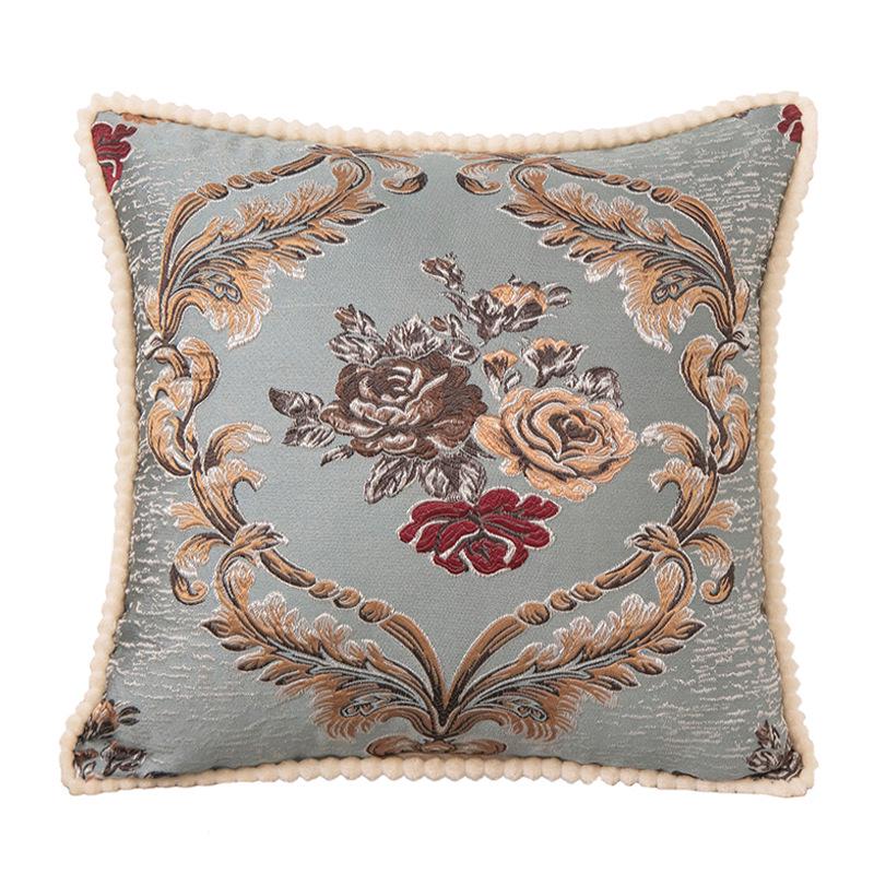 European Jacquard Sofa Pillow Cover for Home or Office