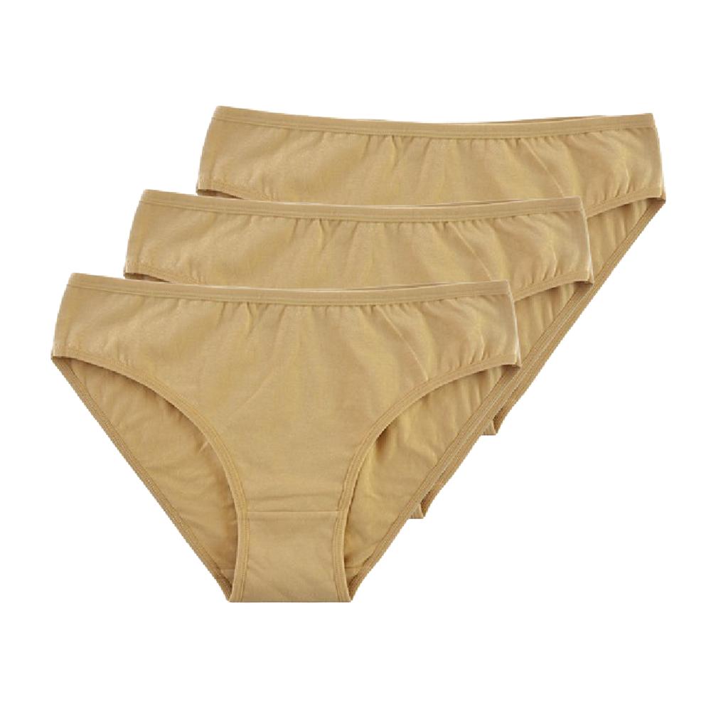 3 шт. женское нижнее белье со средней талией, трусы, нижнее белье, большие трусики для девочек, однотонные трусы