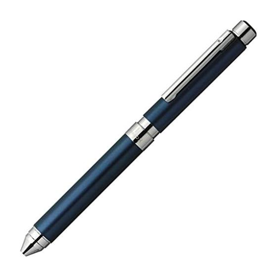 Многофункциональная ручка Zebra Sharbo X TS10 Прусский синий SB21-B-PBL Поворотный механизм Выдвижной пружинный зажим Ластик Эластомер Нажимной механизм