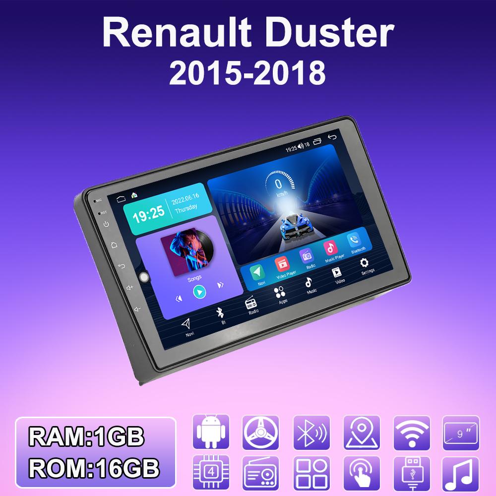 2 DIN Android Carplay автомобильное радио для Renault Duster 2015-2018 мультимедийный проигрыватель головное устройство стерео GPS навигация BT WIFI 2+32 ГБ