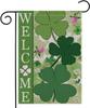 St Patricks Day Garden Ag Shamrock 12x18 Double Sided Yard Ag Saint Patricks Decor March Irish Small Welcome Ags for O