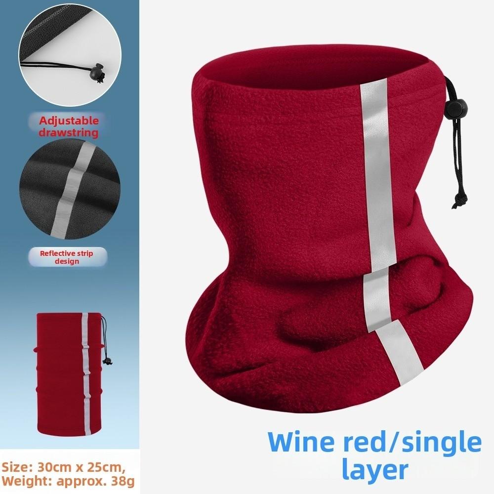 Windproof Winter Warm Fleece Neck Scarves Multicolors Motorcycle Half Face Mask Scarf