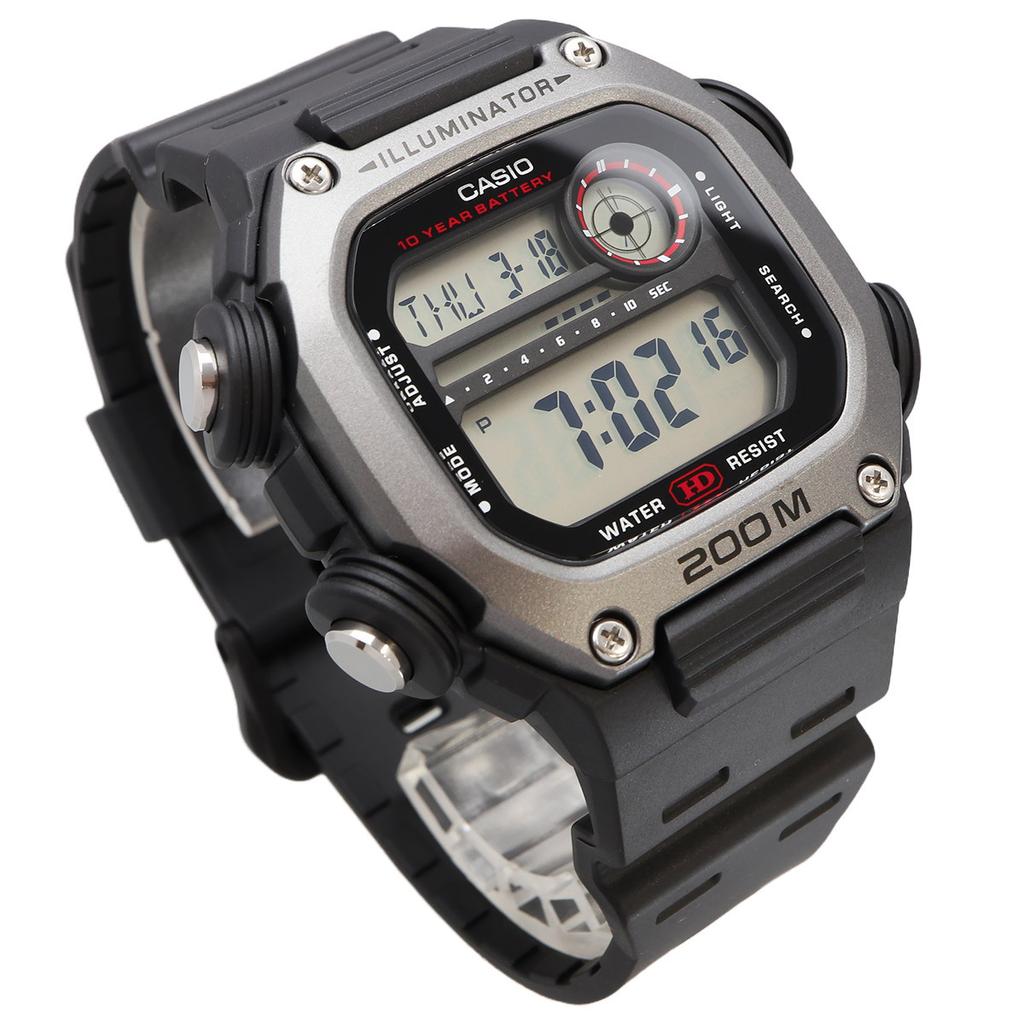 Casio Водонепроницаемые Дешевые Мужские Часы из-за рубежа, 200м, Модель, Цифровые, DW-291H-1AV