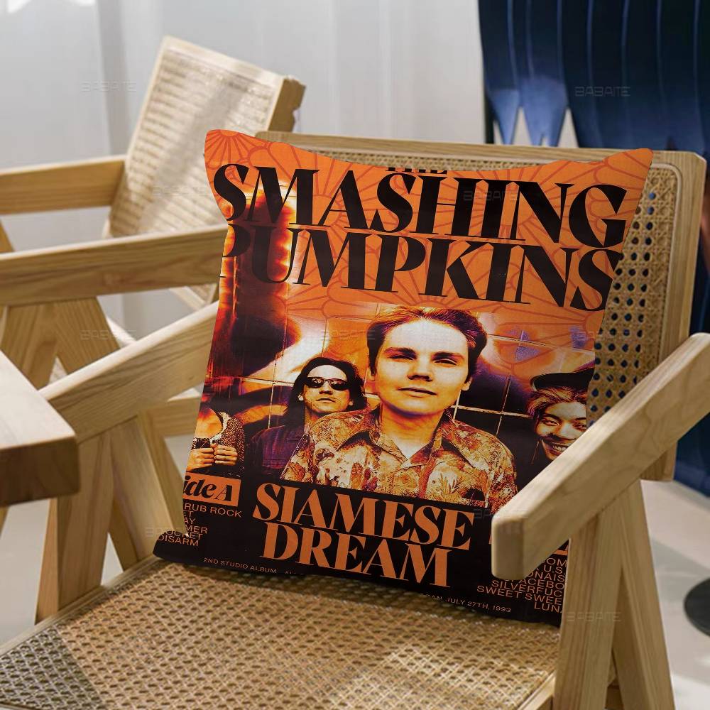 Подушка с персонализацией группы The Smashing Pumpkins, наволочка для спальни, детской вечеринки, подарок на день рождения для детей