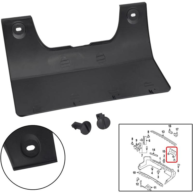Rear Bumper Trailer Hitch Cover For Land Rover Discovery 3 and Land Rover Discovery 4 DPO500011PCL Rear Two Cover Accessories