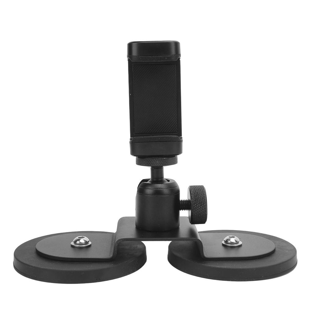 Magnetic Action Camera Mount with 360 Degrees Ball Head Aluminum Alloy Double Magnet Action Camera