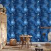 Wallpaper Ink blue, navy blue, azure and graphite 50x1000