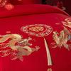 Cotton Wedding Exquisite Wedding Companion Home Wedding Kit - Dragon and Phoenix Joyful Wedding