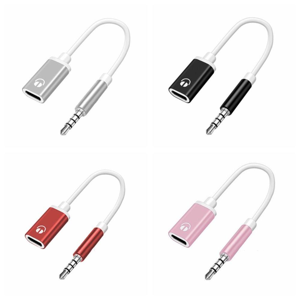 3.5mm Male 3.5mm Male Type-c Female Converter 3 5mm To Type C Adapter  Analog Earphones