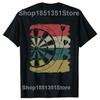 Retro Vintage Dartboard Dreams Darts Player Tee Tops Round Neck ShortSleeve Fashion Tshirt Clothing Casual Basic Tshirts