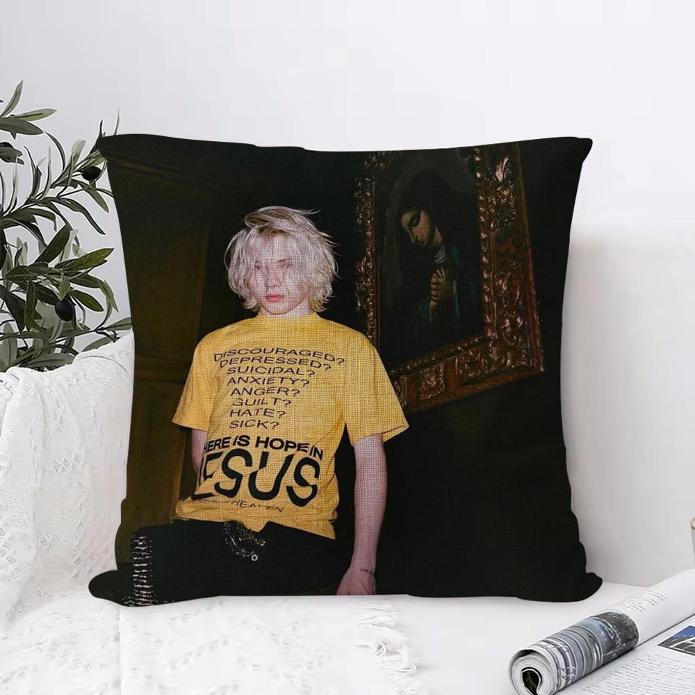 Rapper NNettspend Cushion Cover Eco Linen Pillow Case DoubleSided Print Breathable Durable Hidden Zipper Home Decor Gift