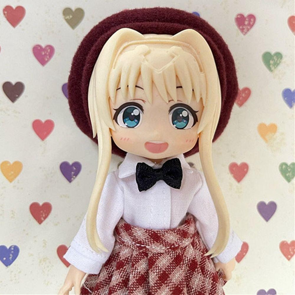 High Quality New Arrival Doll Beret Hat Fashion 5 Colors Dolls Clothes Accessories Kids Gift 1/11 OB11 Dolls/1/12 BJD Dolls