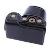 PU Leather Camera Case Bag For Sony A6000 A6300 A6400 16‑50mm Camera Lens(black)