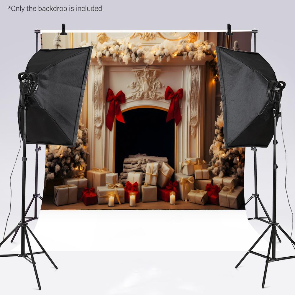 2,1*1,5 м/7*5 футов Рождественский фон для фотосъемки Фон для портретной фотографии Фото