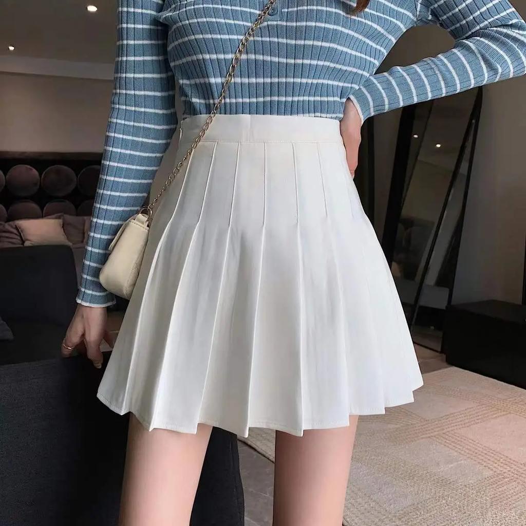 Brown Skirt Ladies Summer Clothes Women's High Waist Harajuku Korean Style Black Mini Pleated Skirt For School Girl Uniform