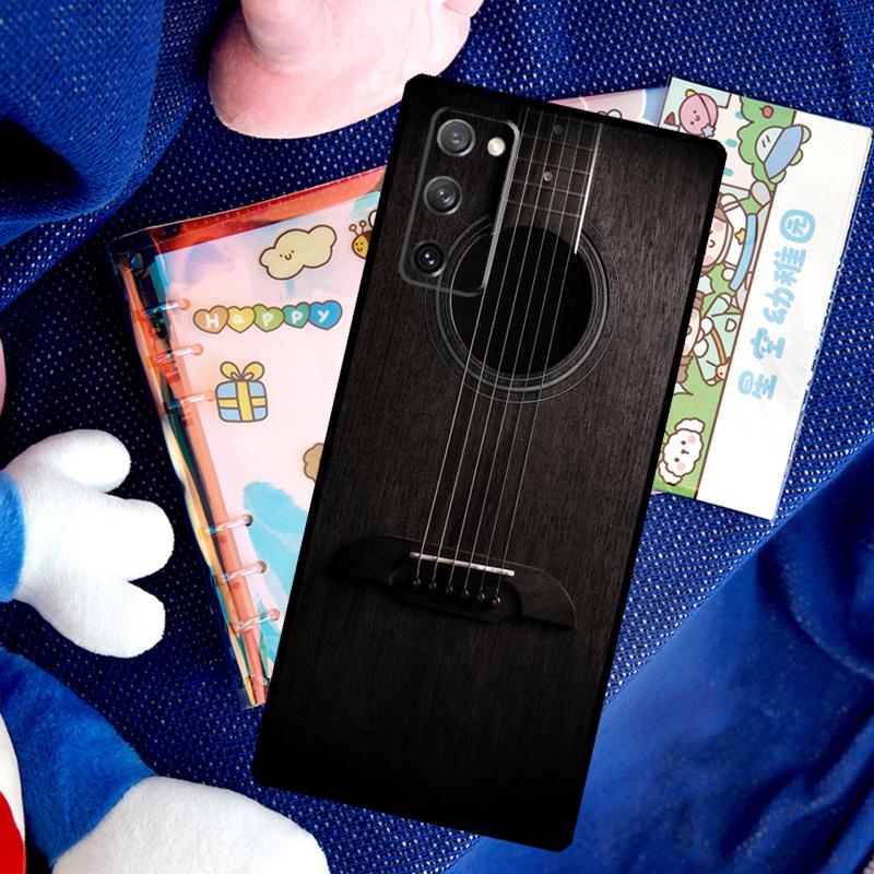 Vintage Music Guitars Case For Samsung Galaxy S26 Ultra S25 S24 S22 S21 S23 Ultra Plus S10 S20 S25 FE Cover Funda