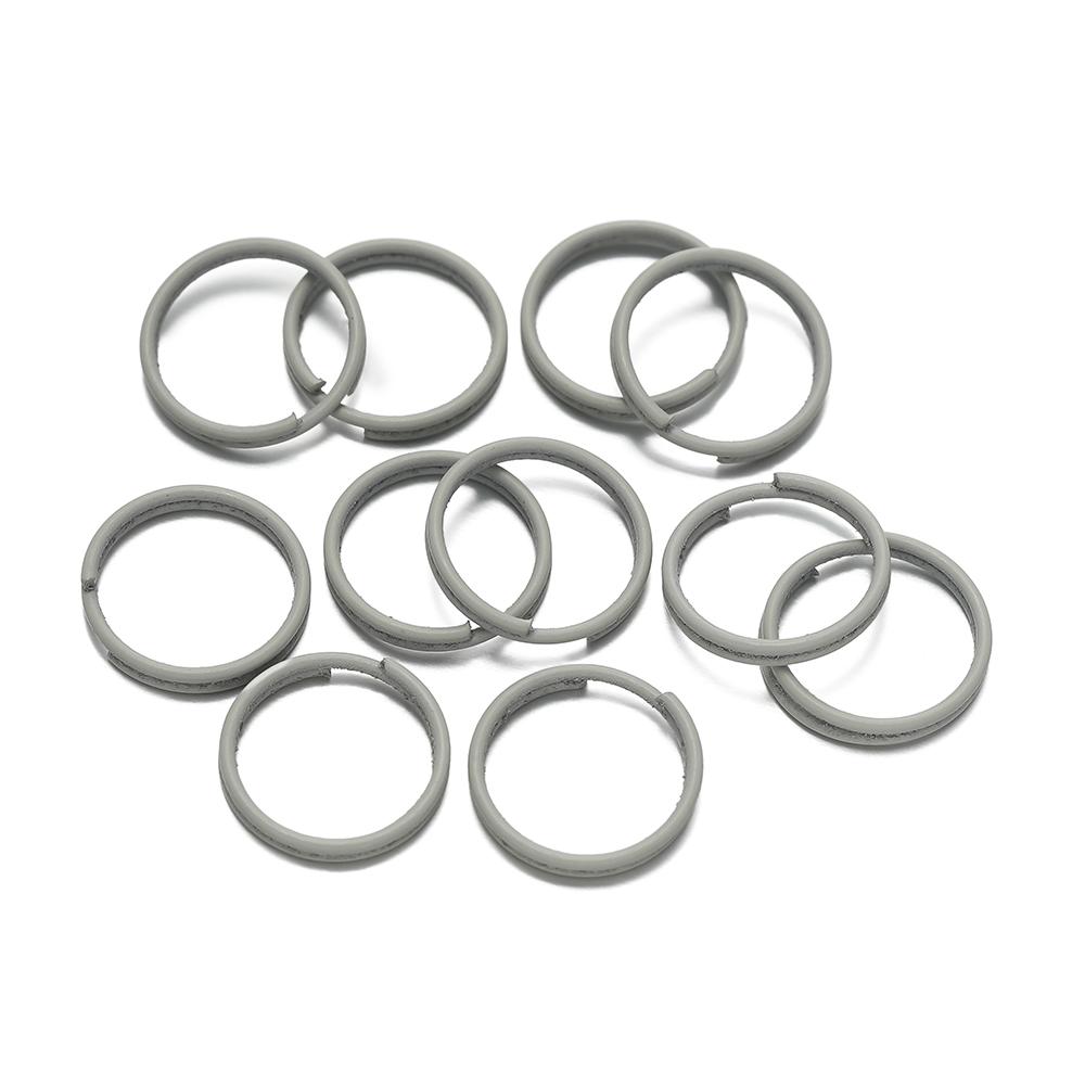 200pcs/lot 8mm 10mm Colorful Open Jump Rings Findings Double Circle Loop Jump Ring Connector For DIY Jewelry Making