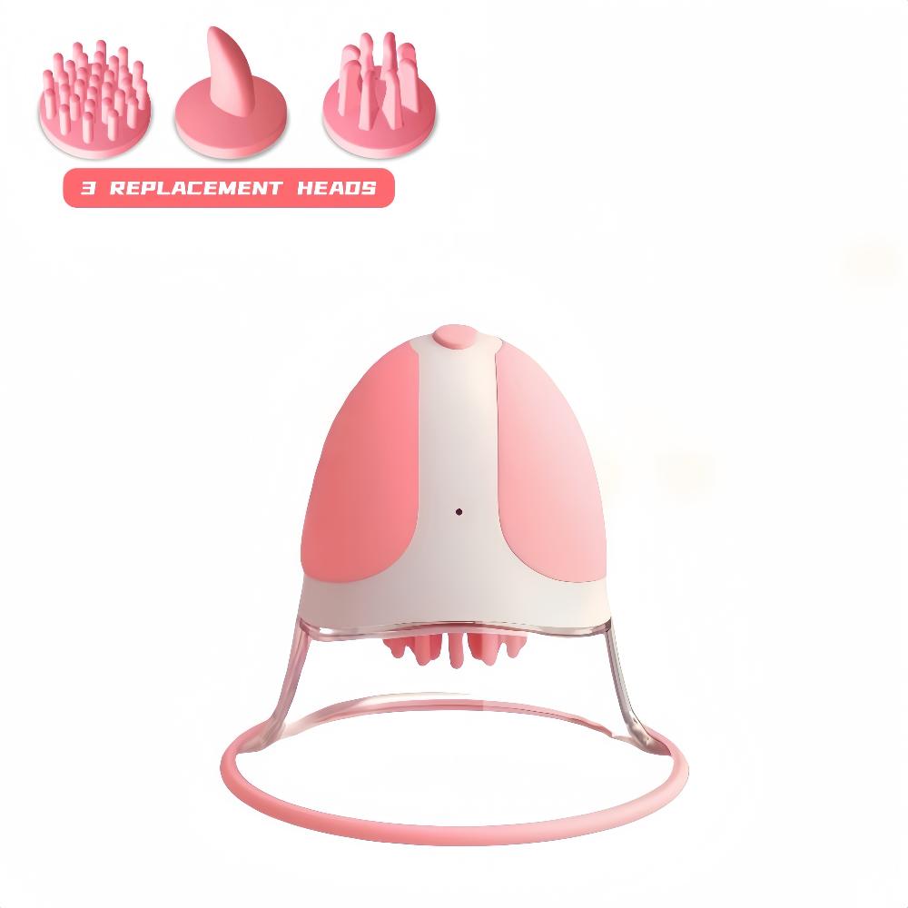 Присоски для сосков Сосущий стимулятор Массажер для женщин Вибратор для груди Вращающийся вакуумный насос Присоска Секс-игрушка Женский мастурбатор