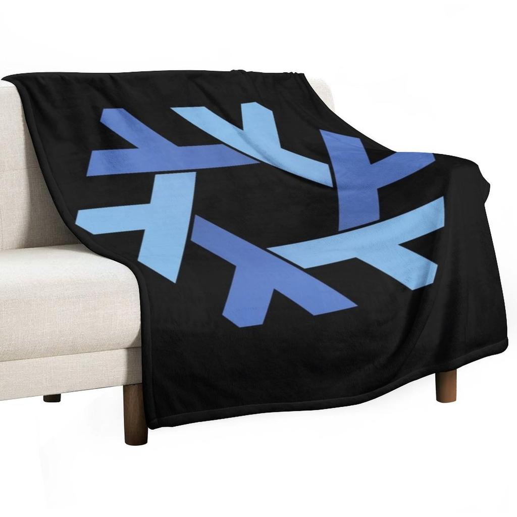 NixOS logo Throw Blanket For Decorative Sofa Comforter warm for winter blankets ands Blankets