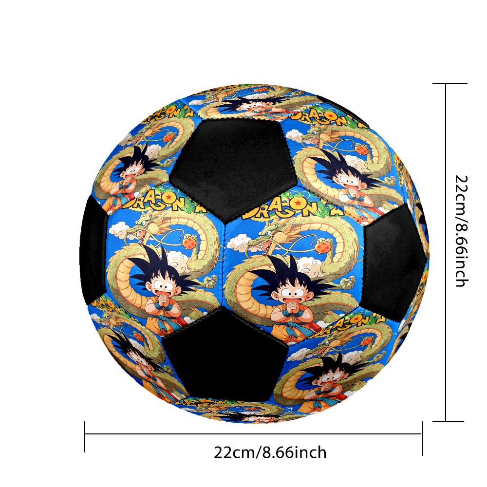 Dragon Ball Indoor Soccer Ball Colorful Machine Stitched PVC Size 5 Team Training Competition Ready Durable High-Bounce Cool Sports Gift