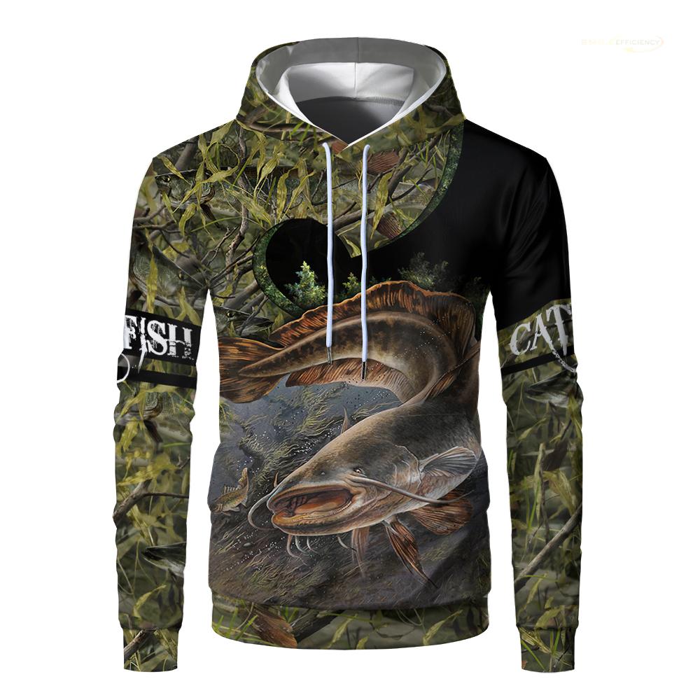 Рыбалка Смешное Животное Мужские Толстовки Басс Марлин 3D Принт Модные Пуловеры Толстовки Повседневные Оверсайз Рыба Харадзюку Женская Толстовка
