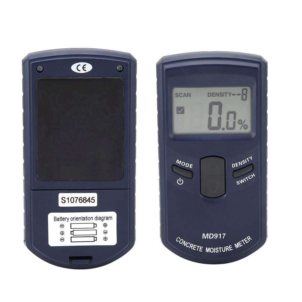 Digital Concreter Wall Moisture Meter MD917 0-40% Metope Humidity Tester Drywall Damp Tester(Without Battery)