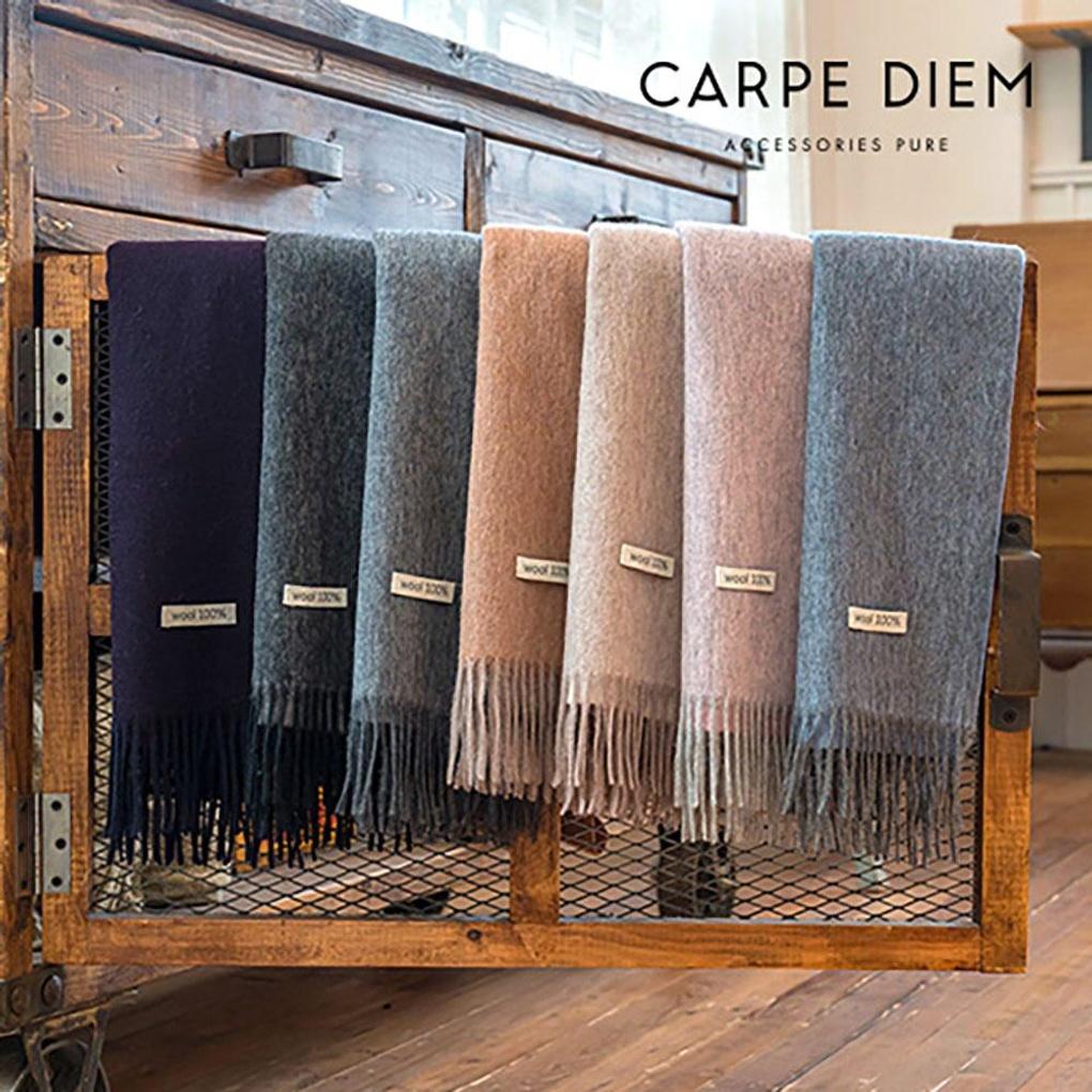 Двусторонний шерстяной шарф Carpe Diem MF024