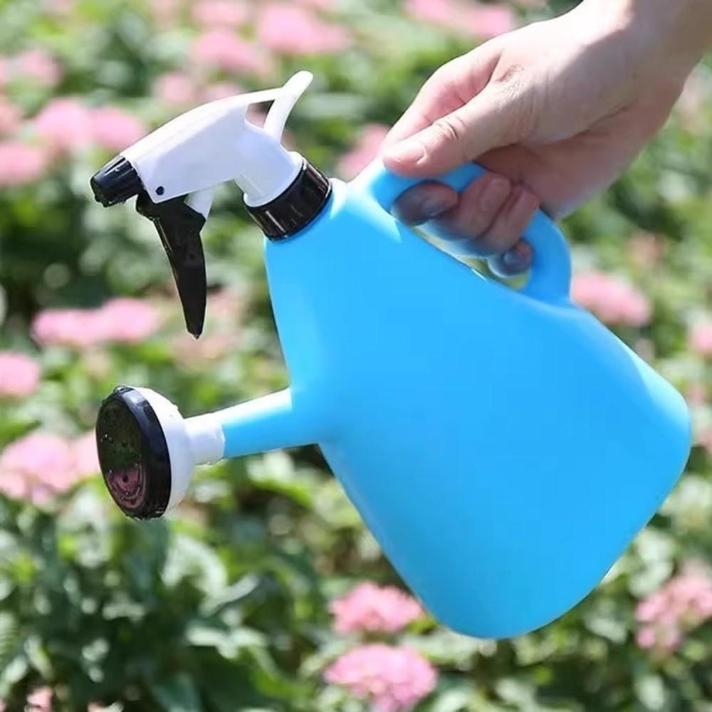 1L Capacity Watering Can Adjustable Pressure Flower Sprayer Pressure Spray Water Kettle Home Use