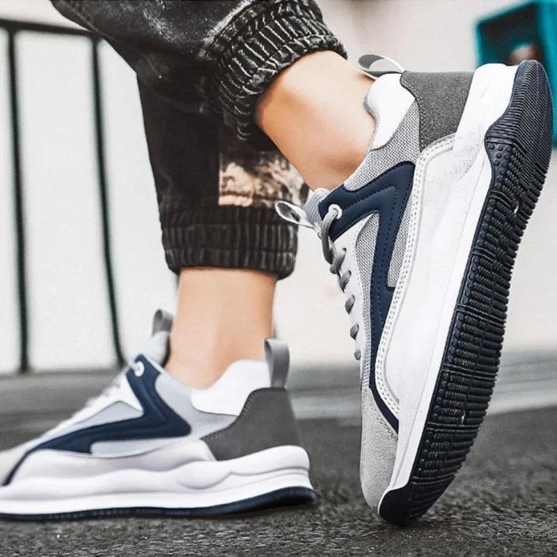 Модная мужская повседневная спортивная обувь с дышащей мягкой подошвой, легкие кроссовки для бега на открытом воздухе, удобные кроссовки для тенниса и ходьбы