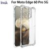 For Moto Edge 60 Pro 5G Phone Case IMAK Shock-resistant Soft Case